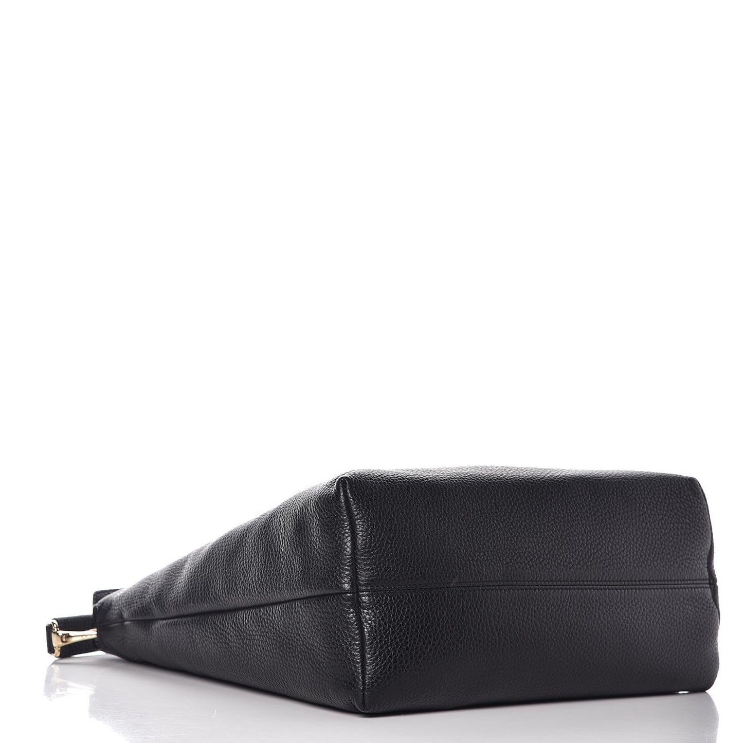 Grainy Calfskin Medium Cale Hobo Black