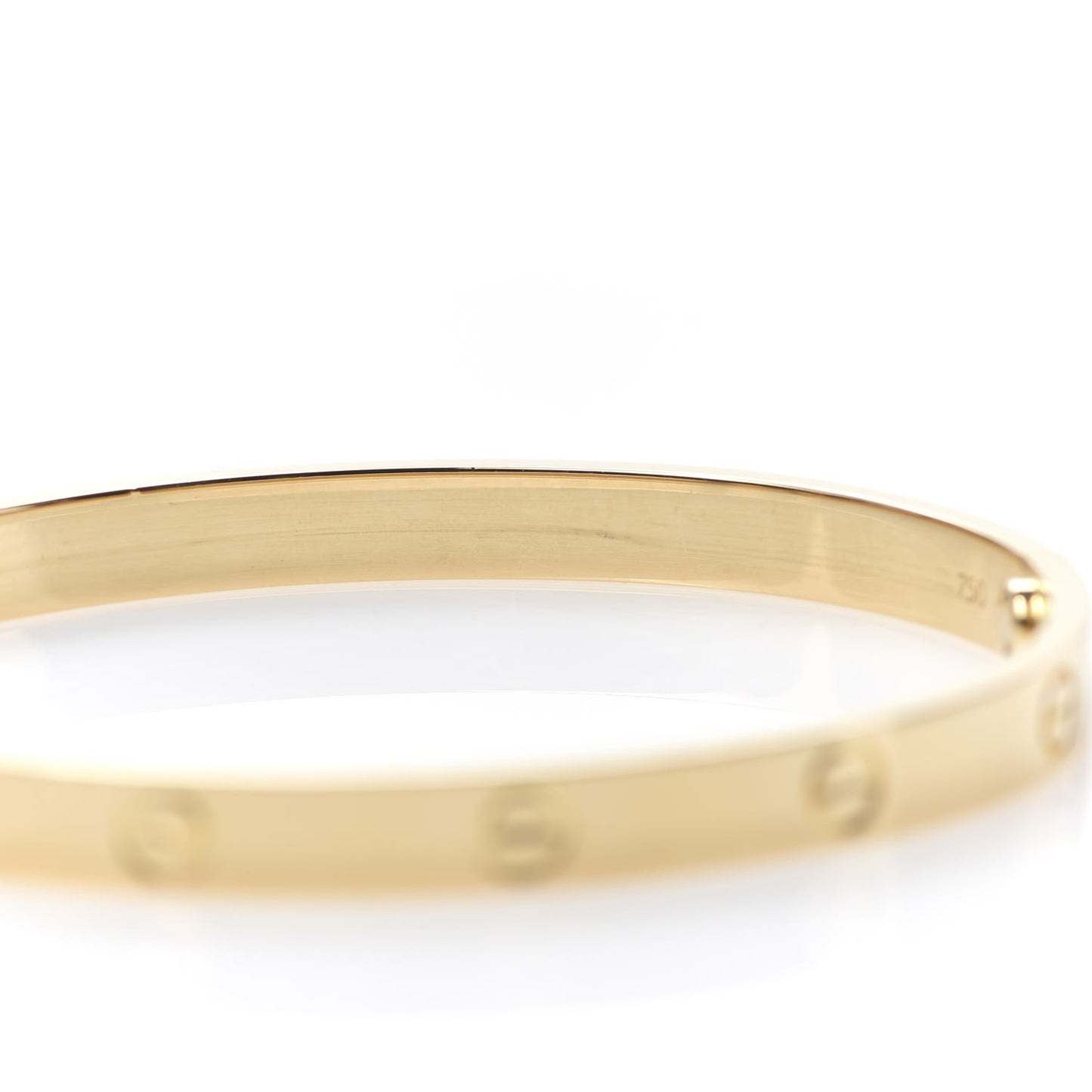 18K Yellow Gold LOVE Bracelet 19