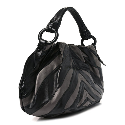 Prada Vitellino Mordo Hobo Graphite 3 of 9