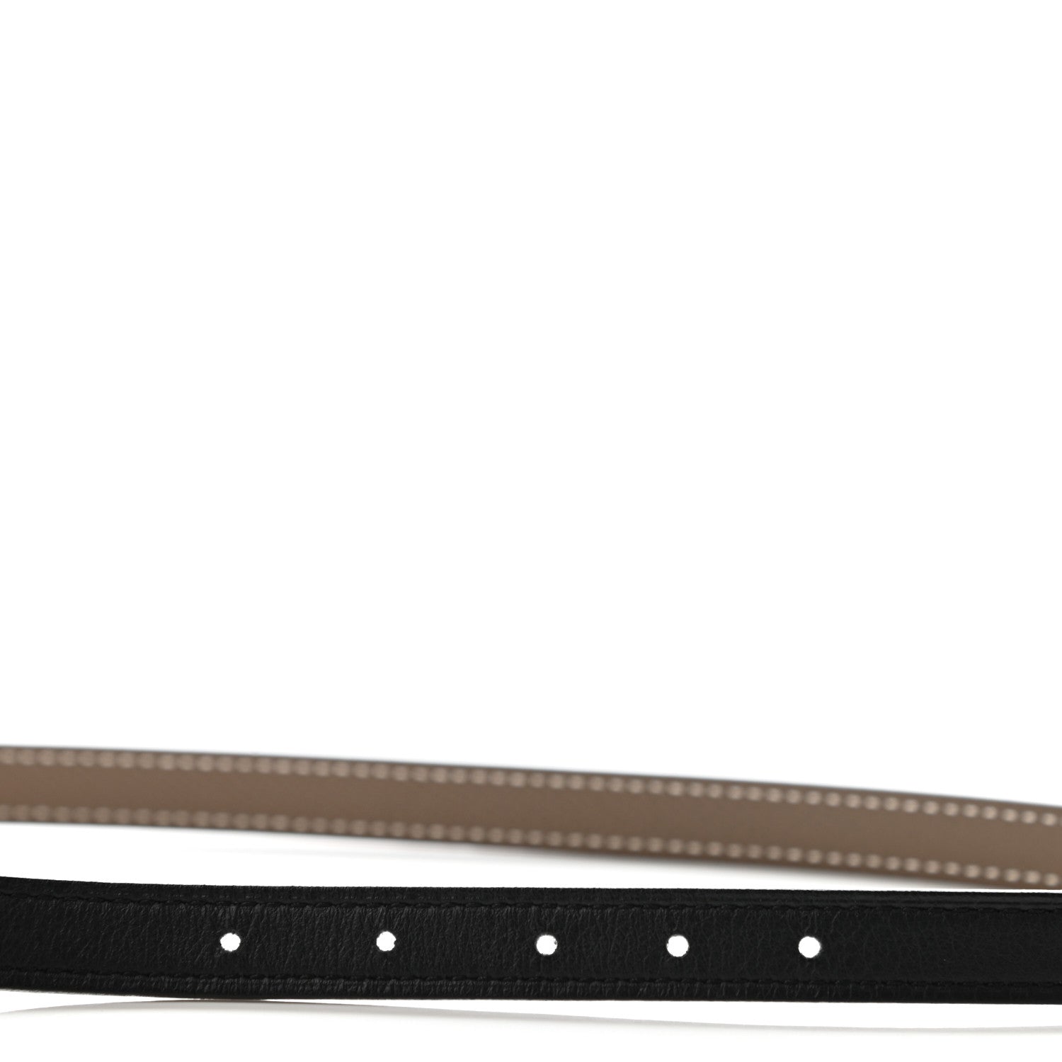 Hermes Swift Epsom 13mm Focus Belt 80 Black Etoupe 3 of 7