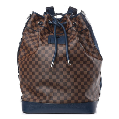 Louis Vuitton Damier Ebene Sac Marin Backpack Blue Marine 1 of 9