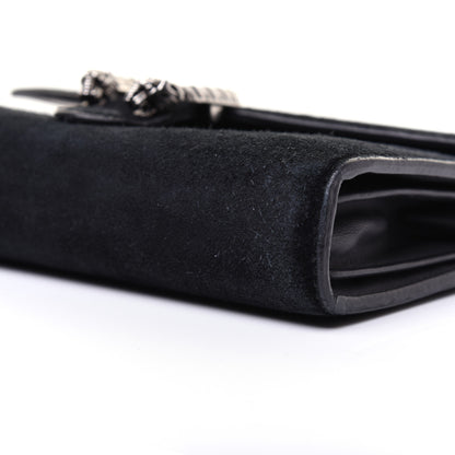 Gucci Suede Mini Dionysus Chain Wallet Black 7 of 21