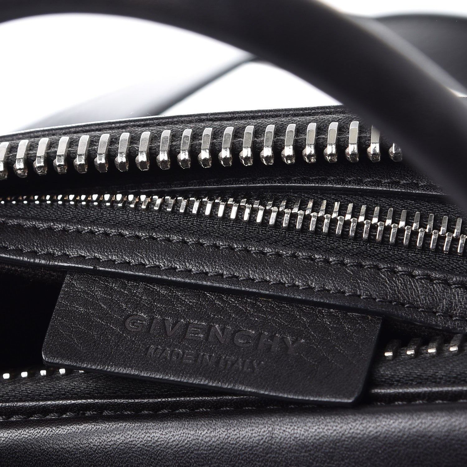 Givenchy Calfskin Plexiglass Medium Antigona Black 6 of 8