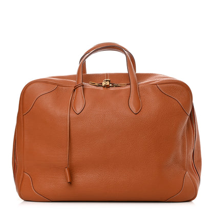 Hermes Taurillon Clemence Victoria 50 Travel Gold 1 of 20