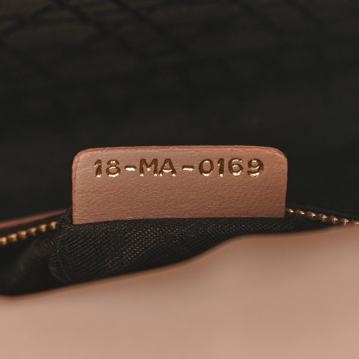 Lambskin Cannage Small My ABCDior Lady Dior Taupe