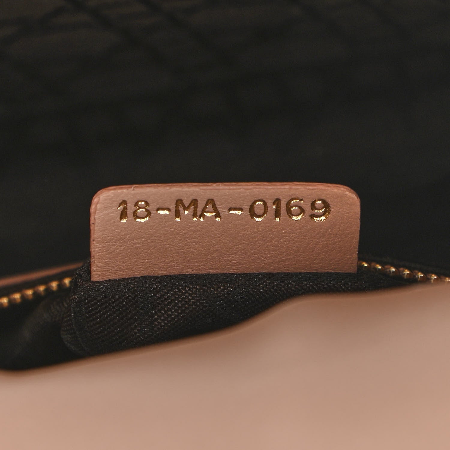 Christian Dior Lambskin Cannage Small My ABCDior Lady Dior Taupe 7 of 10