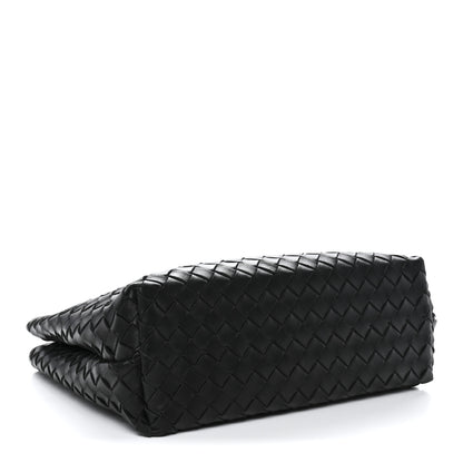 Bottega Veneta Nappa Intrecciato Medium Andiamo Shoulder Bag Black 4 of 12