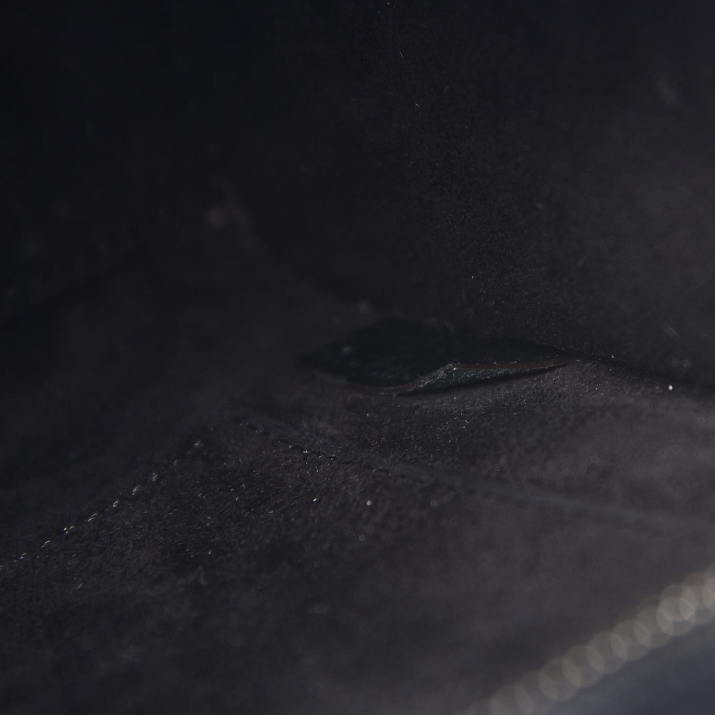 Drummed Calfskin Nano Luggage Black