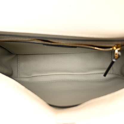 Valentino Garavani Nappa Enamel Medium Roman Stud Shoulder Bag Bag Ivory 5 of 10