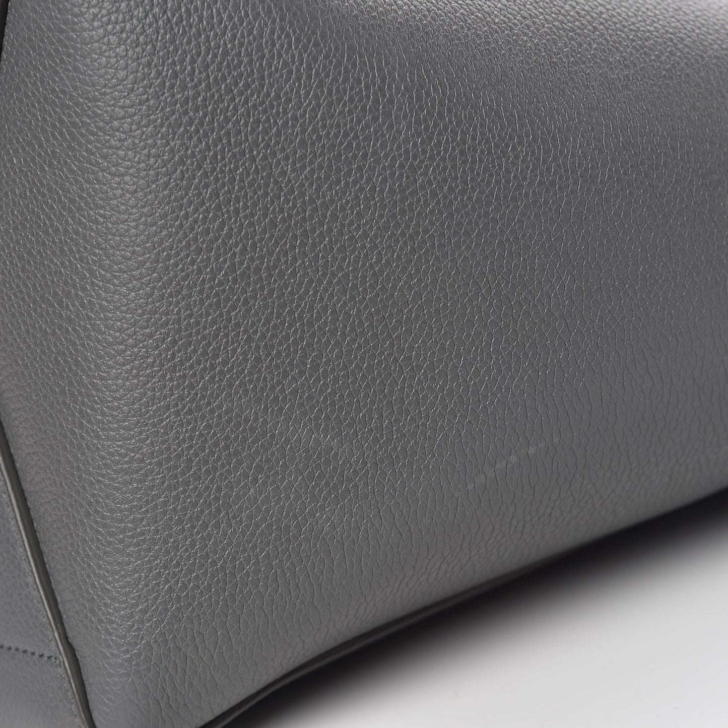 Soft Grained Calfskin Sangle Bucket Bag Kohl