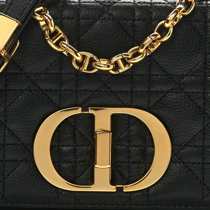 Christian Dior Calfskin Cannage Small Caro Bag Black 7 of 14