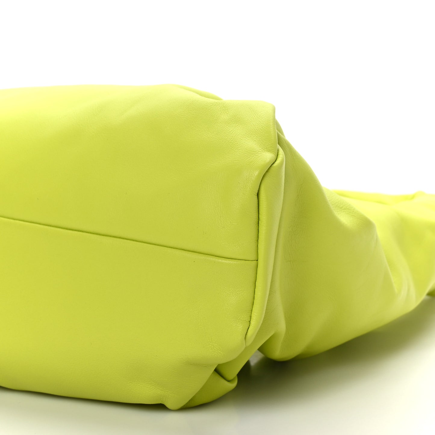 Smooth Butter Calfskin Small The Shoulder Pouch Acid Kiwi