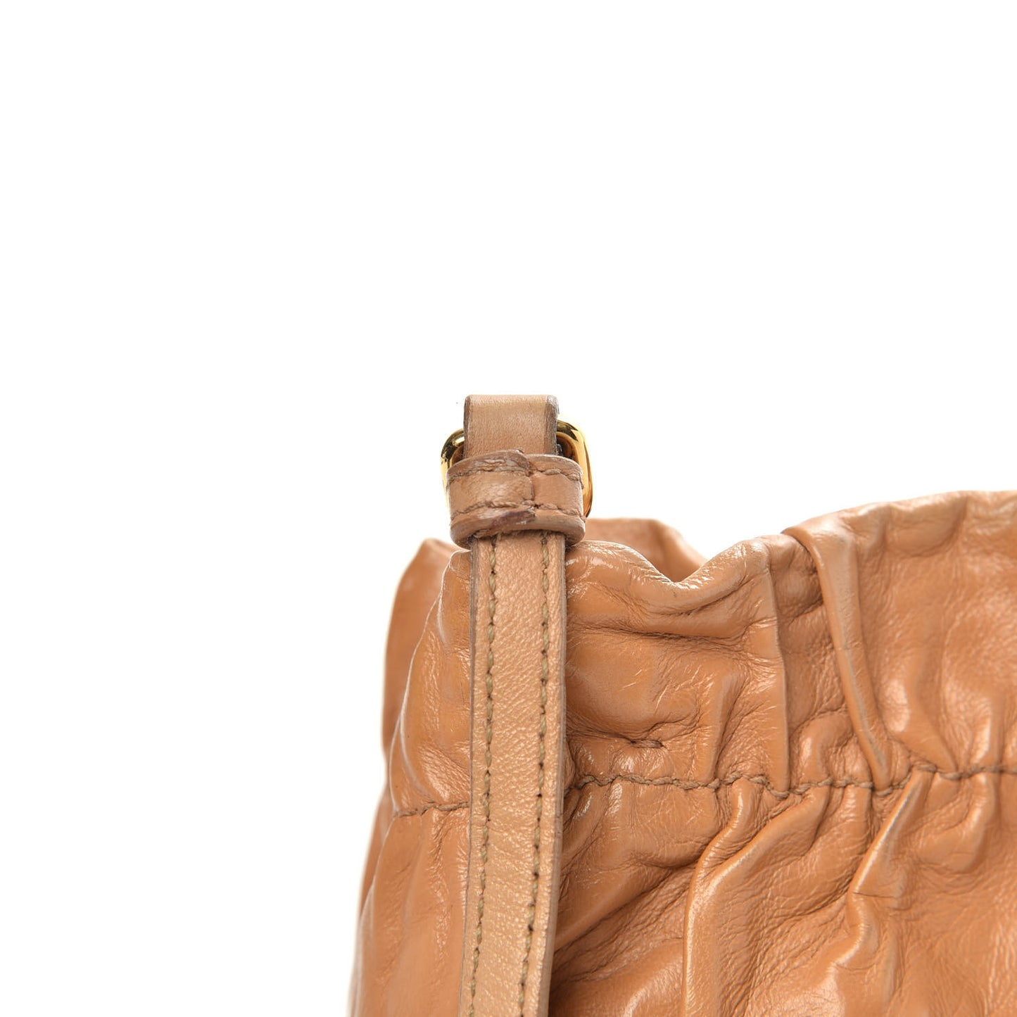 Nappa Gaufre Crossbody Cuoio