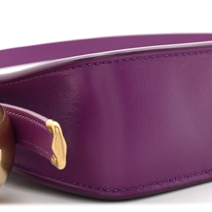 Burberry Calfskin Mini Shield Sling Bag Thistle 9 of 10