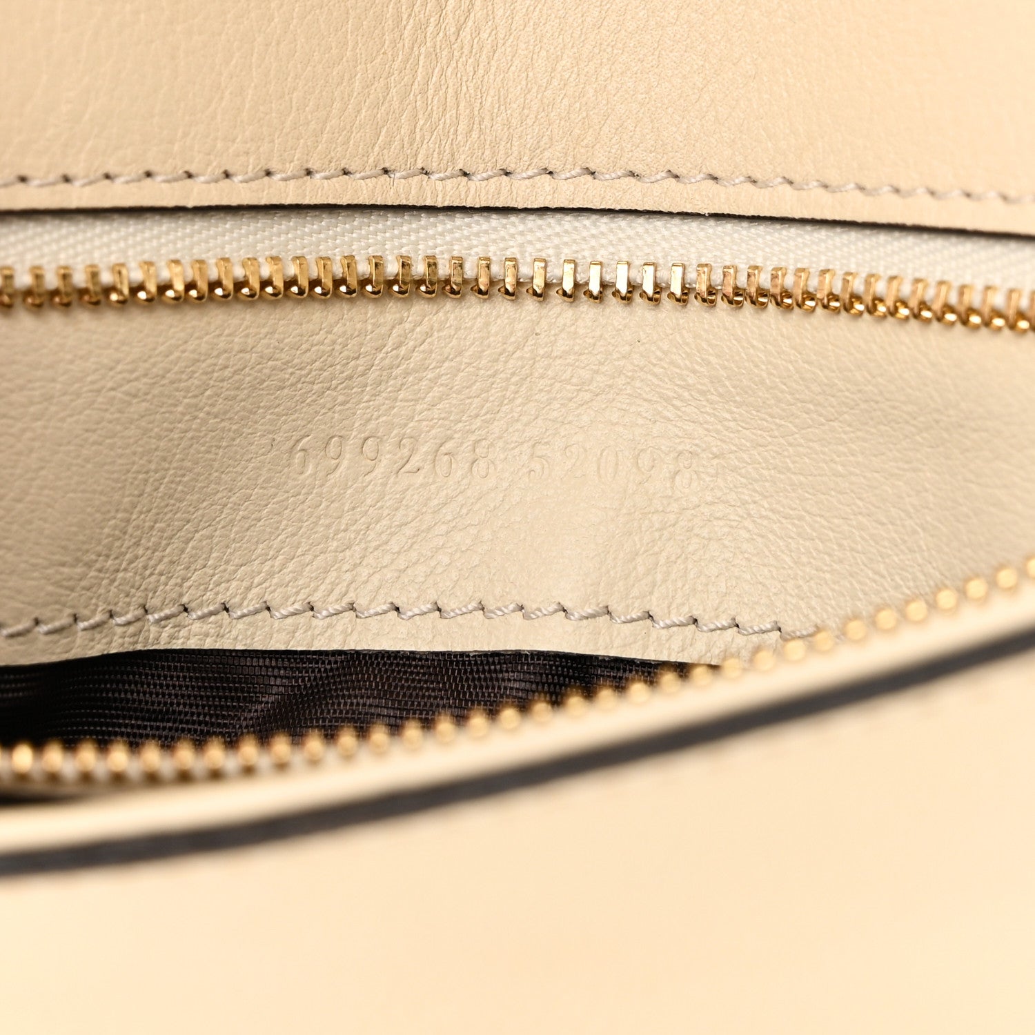 Gucci Roxy Calfskin Blondie Chain Shoulder Flap Bag Mystic White 7 of 13