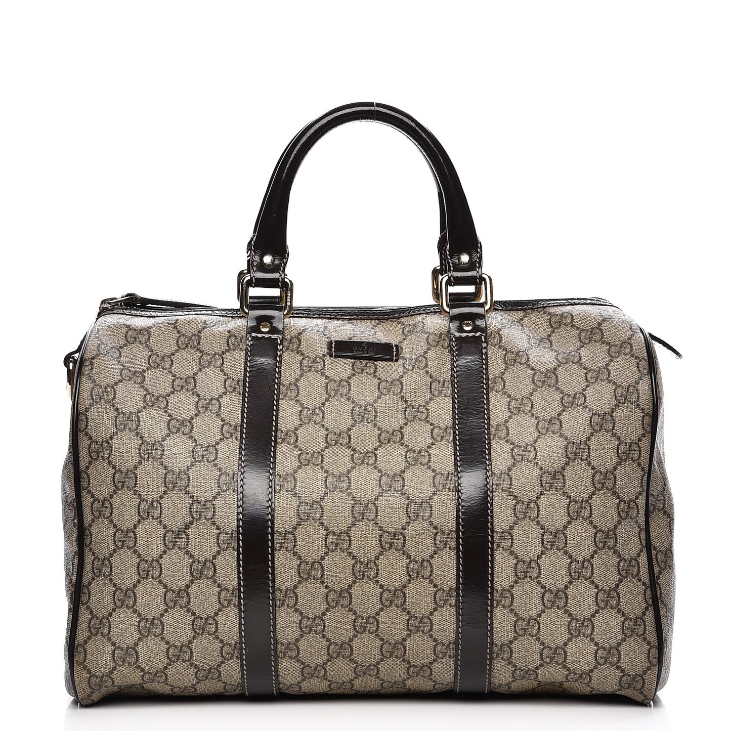 GG Plus Monogram Medium Joy Boston Dark Brown