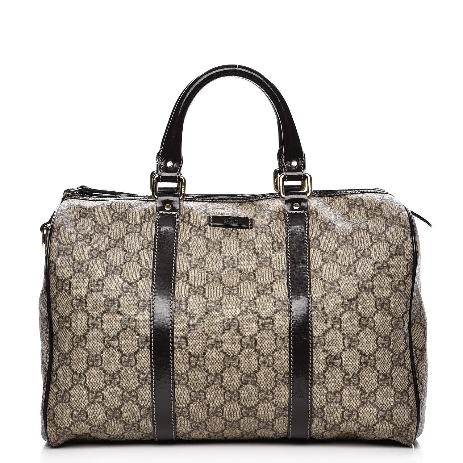 Gucci GG Plus Monogram Medium Joy Boston Dark Brown 1 of 18