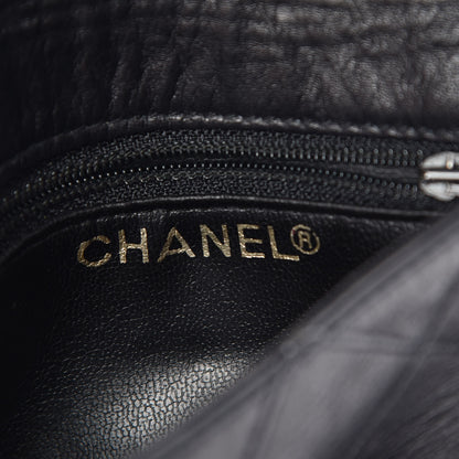 Chanel Lambskin Diamond Stitched Flap Waist Belt Bag 70 28 Black 9 of 12