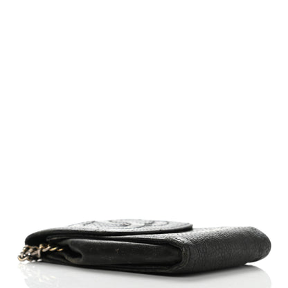 Chanel Caviar Timeless CC Key Holder Bag Charm Black 4 of 16
