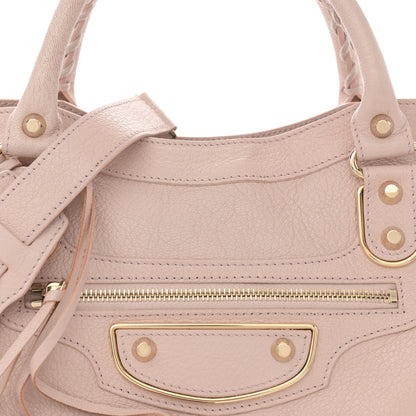 Balenciaga Chevre Silver Metallic Edge Hardware City Rose Aubepine Bois de Rose 9 of 14