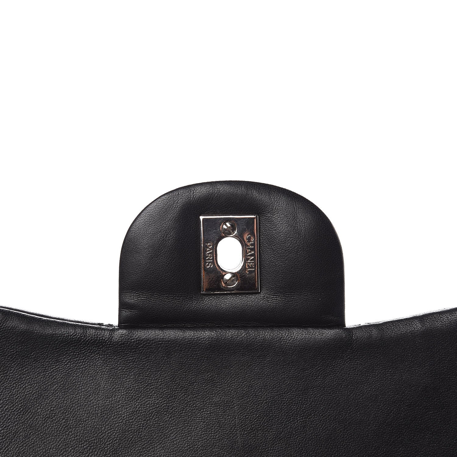 Chanel Lambskin Quilted Jumbo Single Flap Black 17 of 17