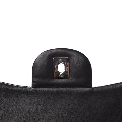 Chanel Lambskin Quilted Jumbo Single Flap Black 17 of 17