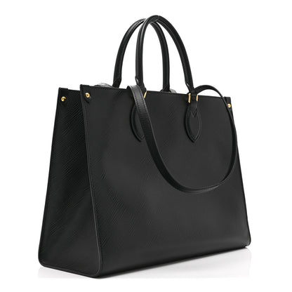 Louis Vuitton Epi Onthego MM Black 3 of 10