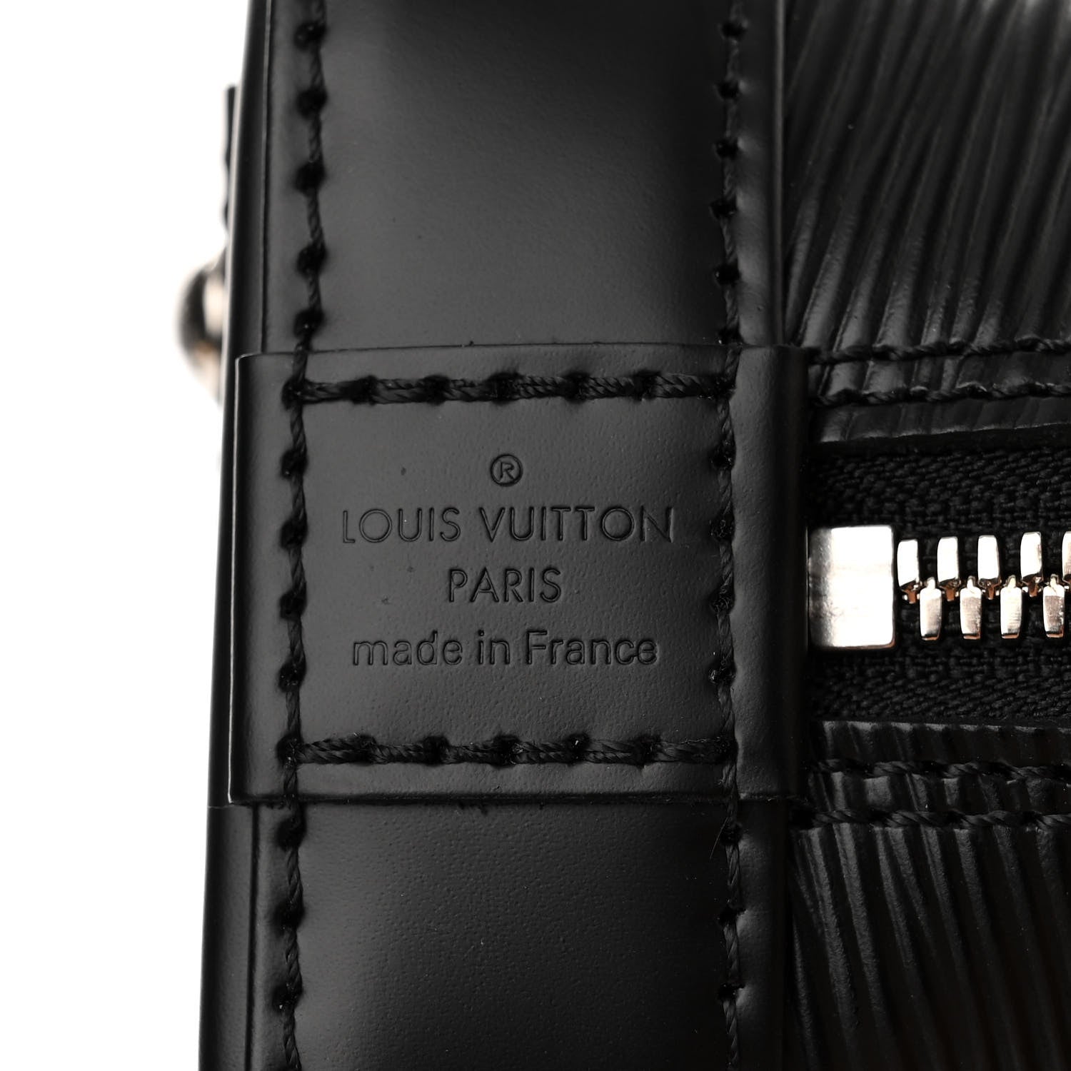 Louis Vuitton Epi Jacquard Alma BB Black 6 of 10