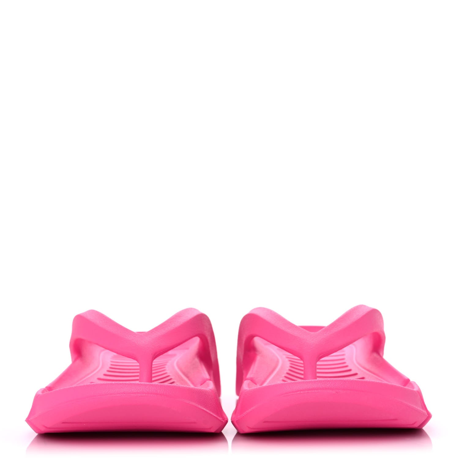 Balenciaga Rubber Womens Mold Thong Sandals 36 Fluo Pink 2 of 8