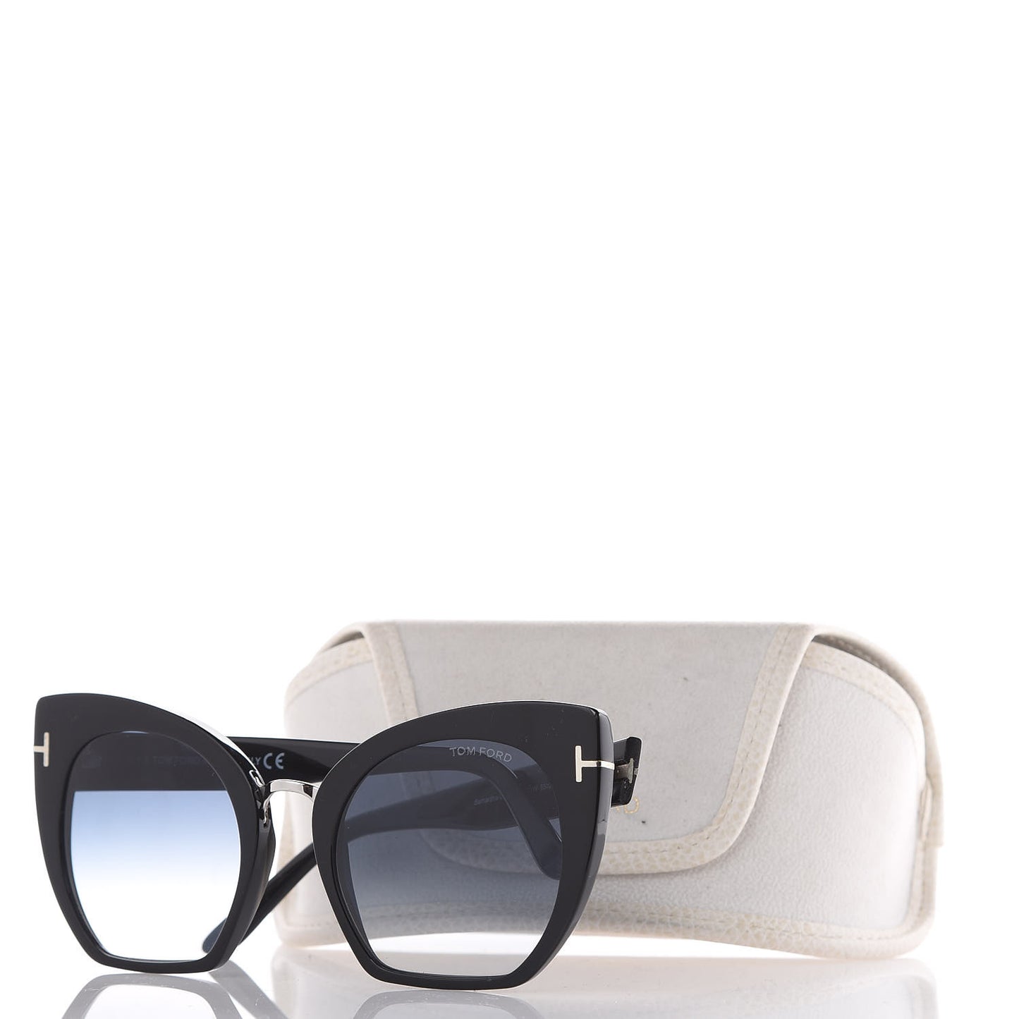 Samantha Cat Eye Sunglasses TF553 Black