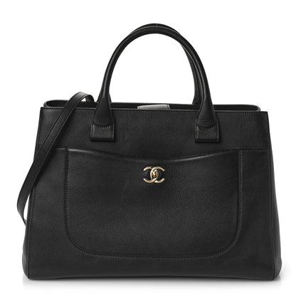 Chanel Grained Calfskin Large Neo Executive Shopper Tote Black 1 of 10