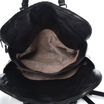 Bottega Veneta Calfskin Intrecciato Large Leggero Tote Black 8 of 11
