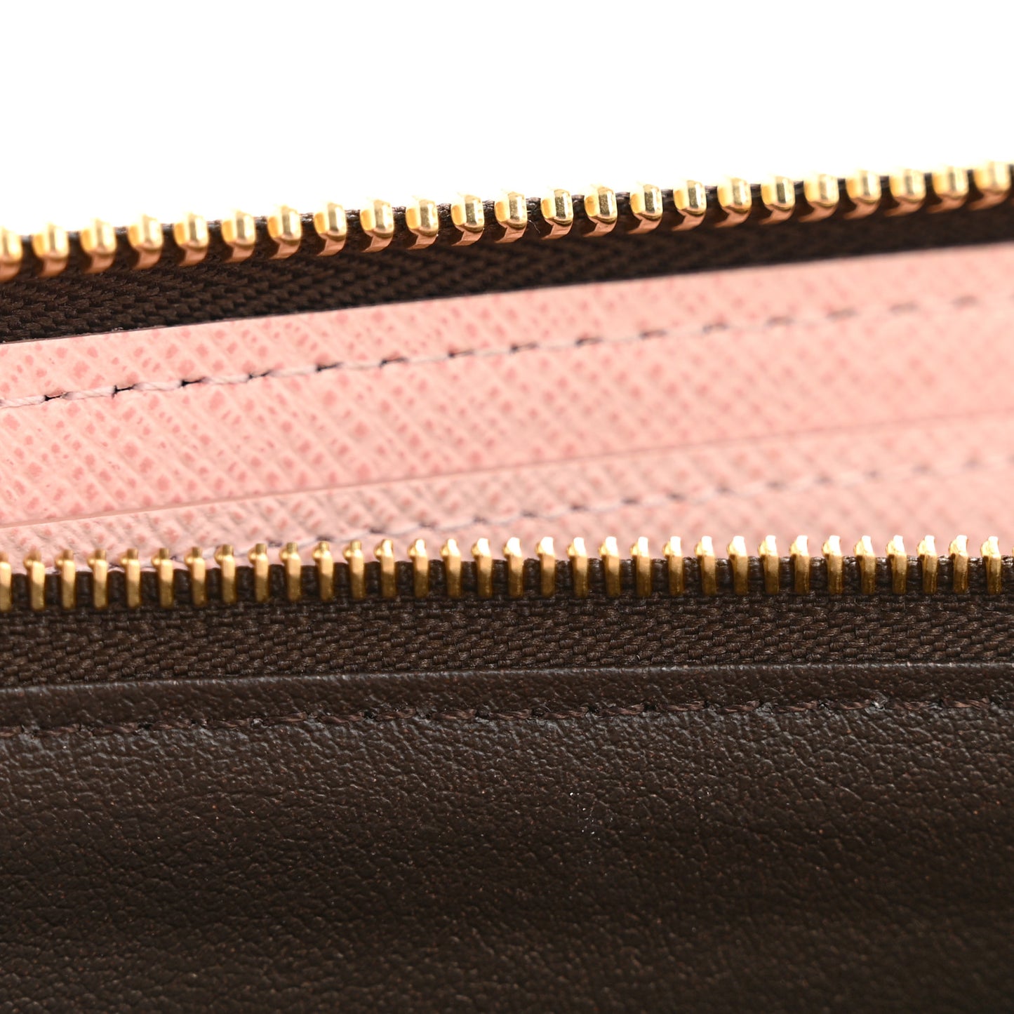 Monogram Clemence Wallet Rose Ballerine
