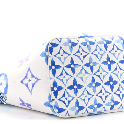Louis Vuitton Monogram Giant By The Pool 2.0 Neverfull MM Blue 9 of 10
