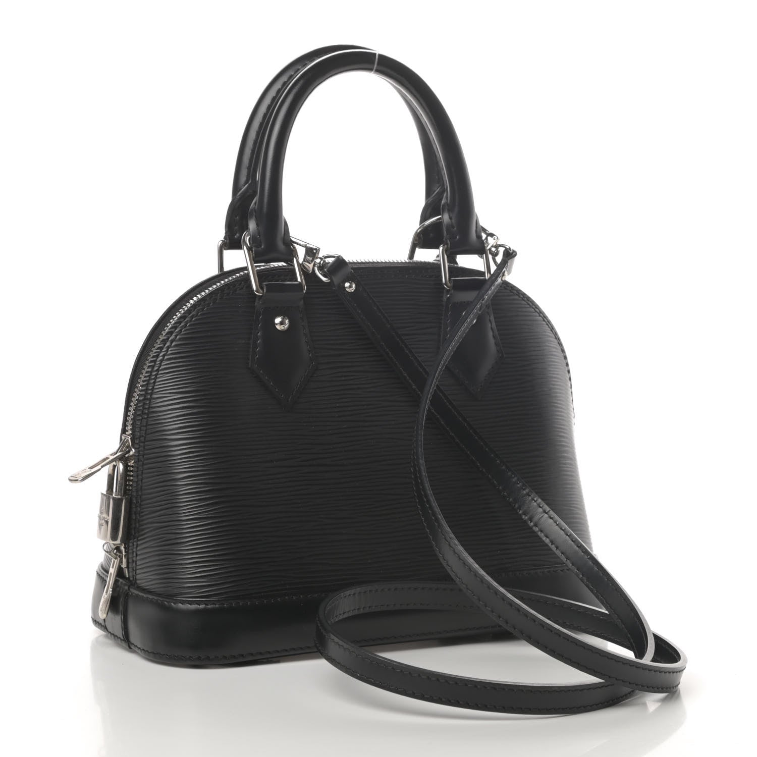 Louis Vuitton Epi Alma BB Black 2 of 4