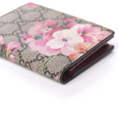 Gucci GG Supreme Monogram Blooms Card Case Beige Multicolor Dry Rose 12 of 12