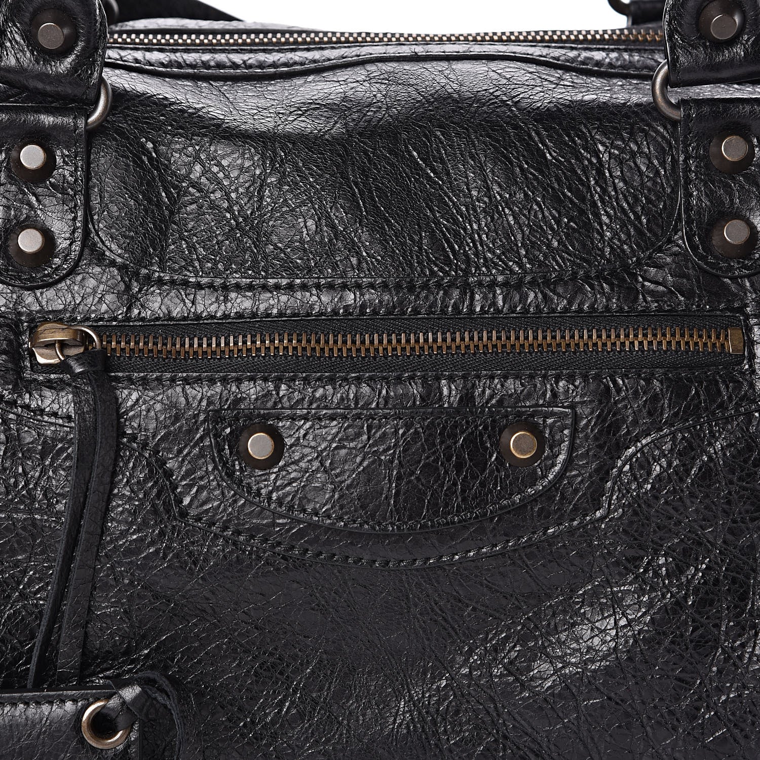 Balenciaga Agneau Classic Hardware Boston Black 10 of 10