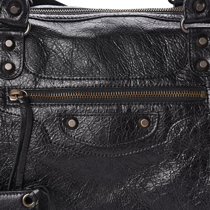 Balenciaga Agneau Classic Hardware Boston Black 10 of 10