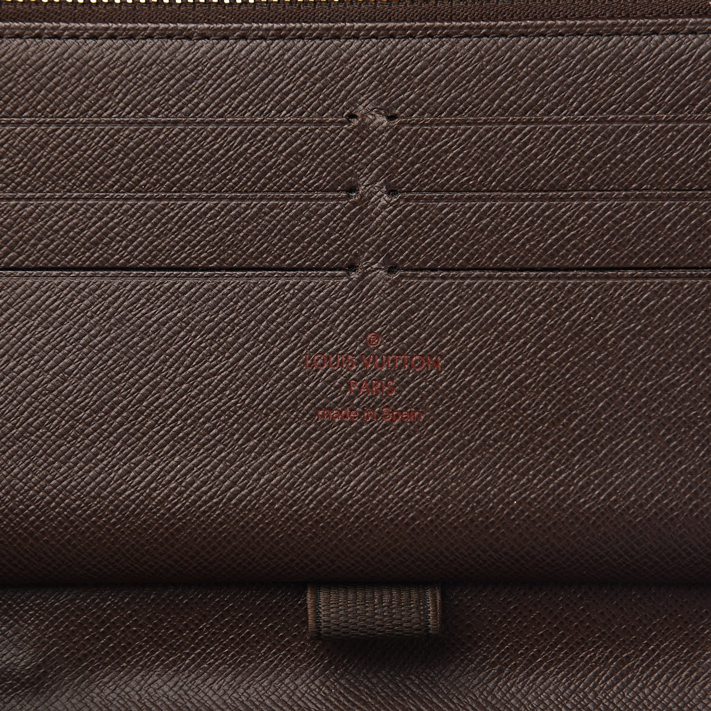 Damier Ebene Zippy Organizer Wallet
