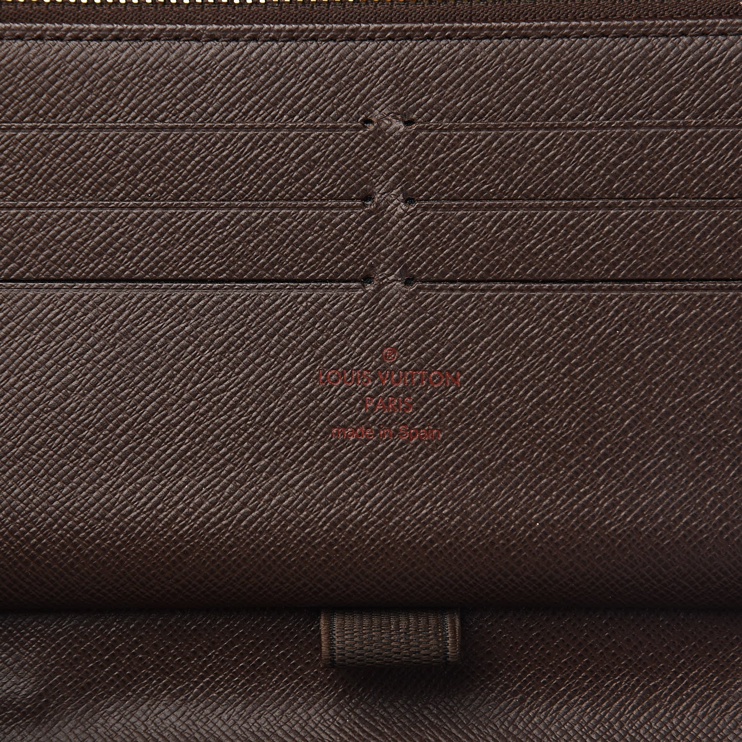 Louis Vuitton Damier Ebene Zippy Organizer Wallet 6 of 14