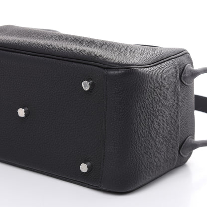 Hermes Taurillon Clemence Lindy 26 Black 8 of 10