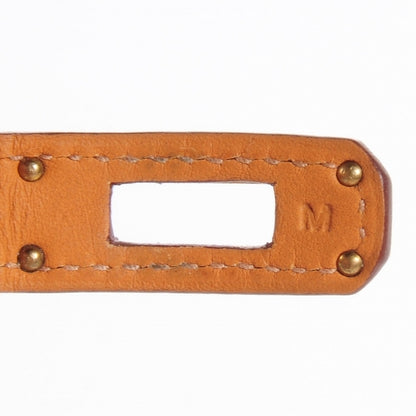 Hermes Natural Barenia Kelly Double Tour Bracelet Medium 7 of 8
