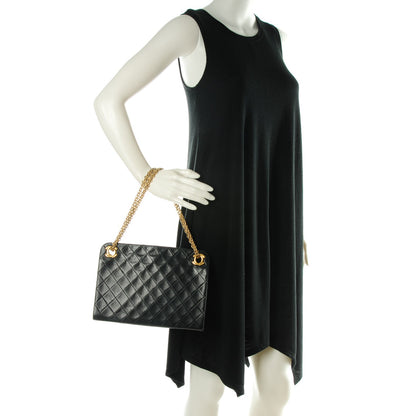 Chanel Lambskin Quilted Shoulder Bag Black 2 of 7
