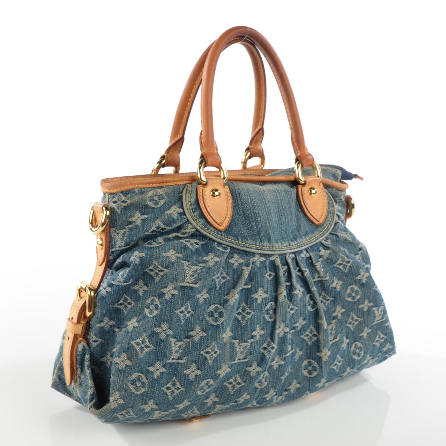 Louis Vuitton Denim Neo Cabby MM Blue 11 of 17