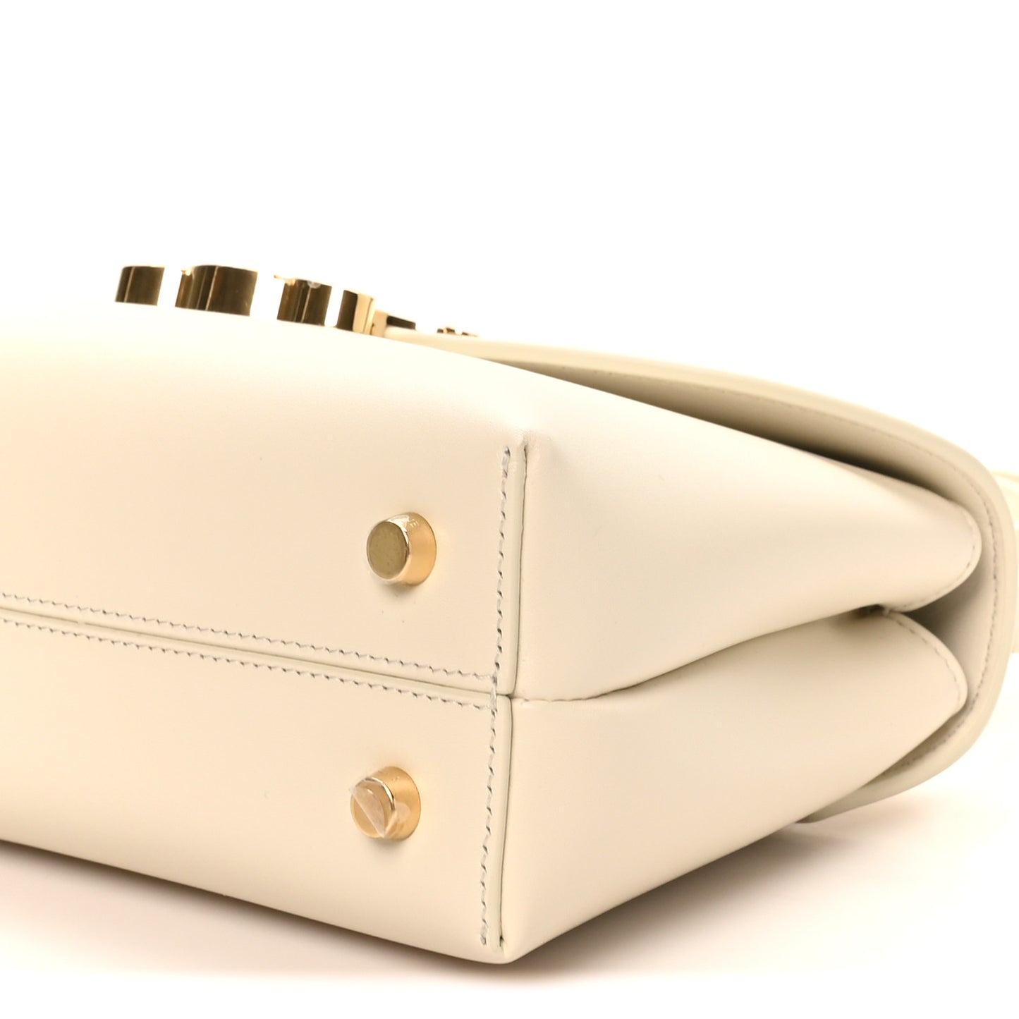 Smooth Satinated Calfskin Teen Nino Rice