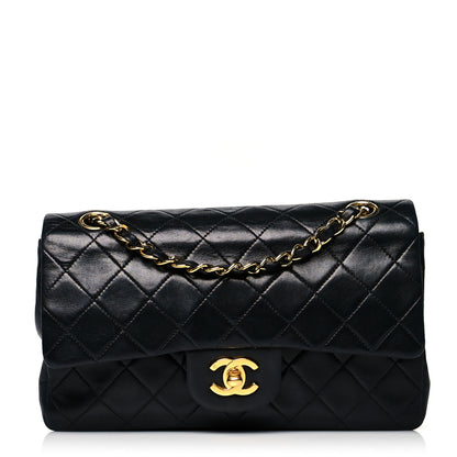 Chanel Lambskin Quilted Small Double Flap Black 1 of 17