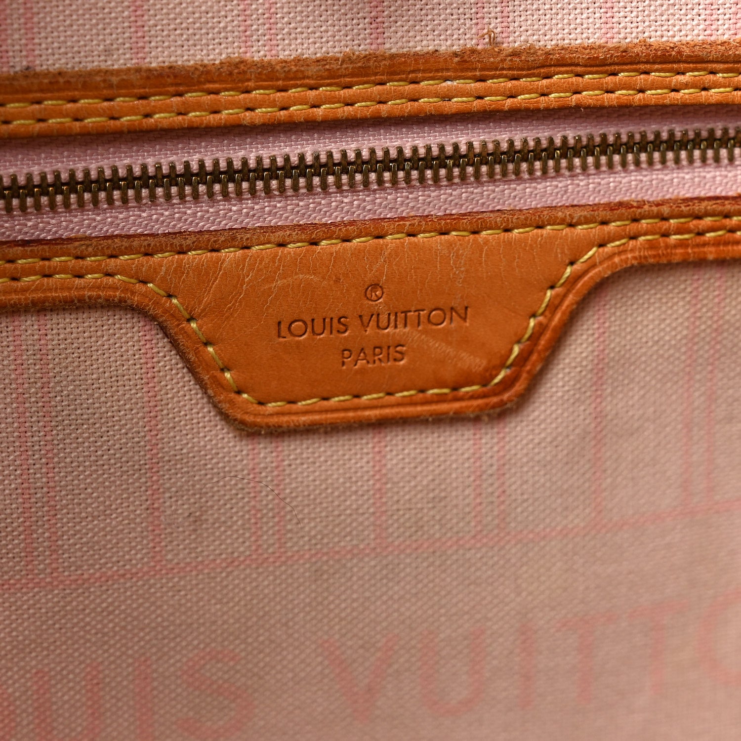 Louis Vuitton Damier Azur Neo Neverfull MM Rose Ballerine 5 of 9