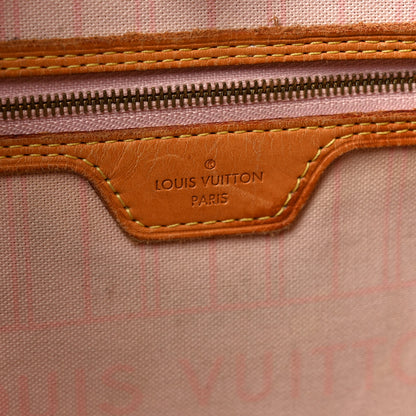 Louis Vuitton Damier Azur Neo Neverfull MM Rose Ballerine 5 of 9