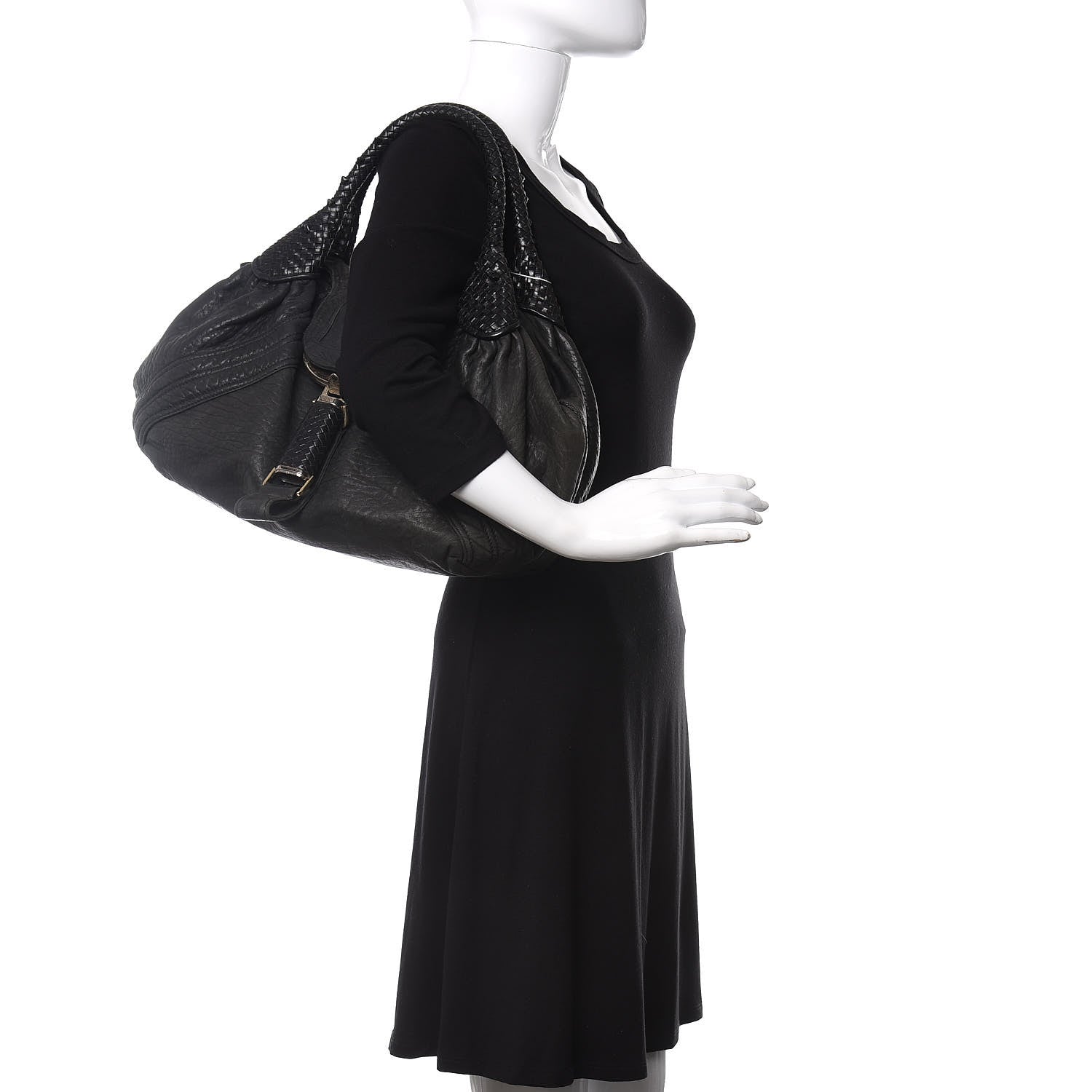 Fendi Nappa Nuvolata Spy Black 2 of 12