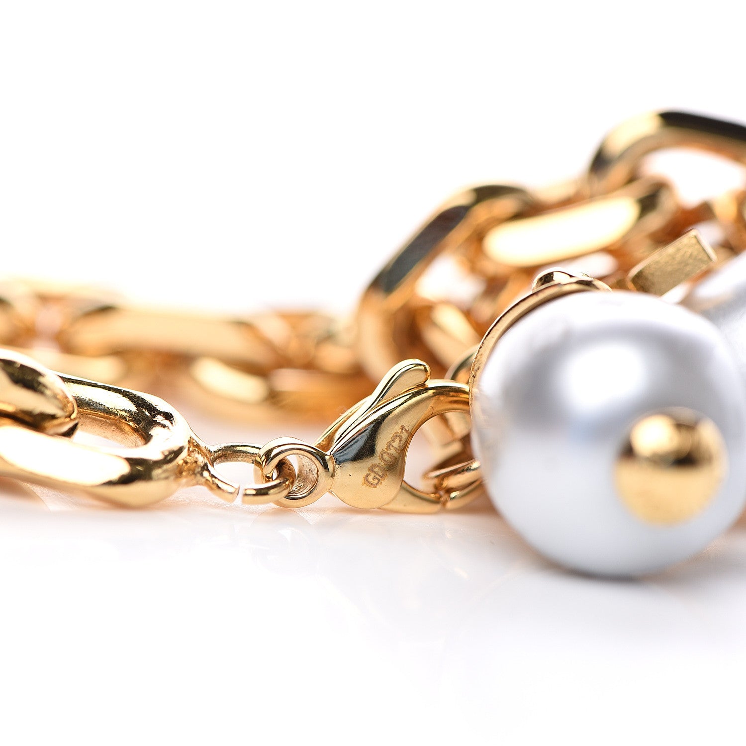Louis Vuitton Damier Monogram Pearl Bracelet 3 of 4